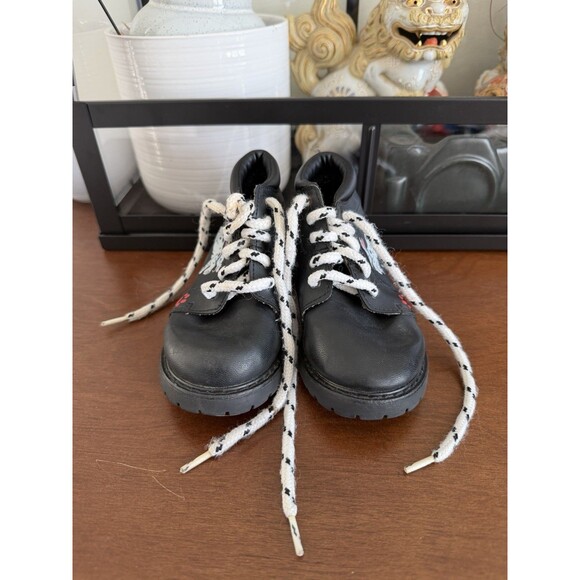 Vtg 1990s Disney 101 Dalmations Baby Toddler Shoes Sz 7 W 90s Kid Movie Cartoon - Picture 2 of 9